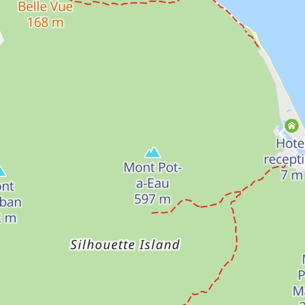 Map of Mont Pot-a-Eau