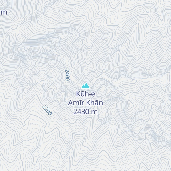 Map of Kūh-e Amīr Khān