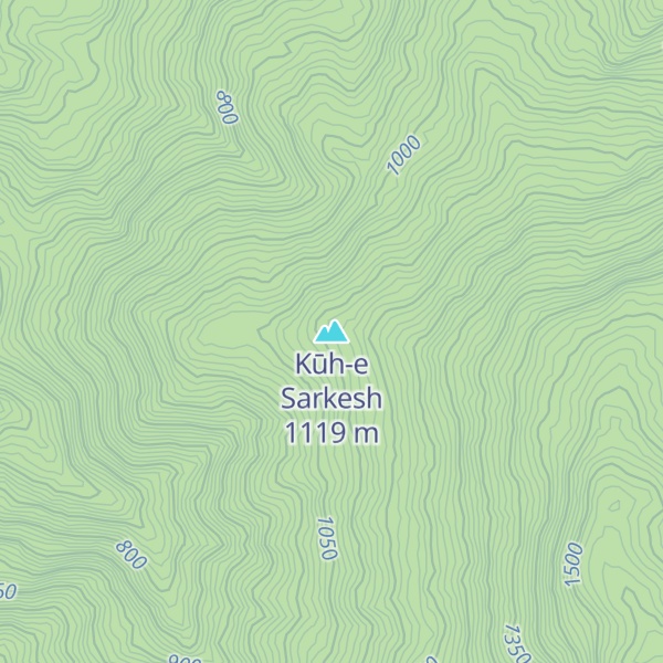Map of Kūh-e Sarkesh