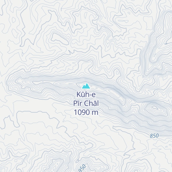 Map of Kūh-e Pīr Chāl
