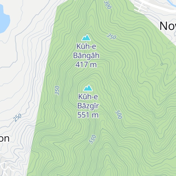 Map of Kūh-e Bāzgīr