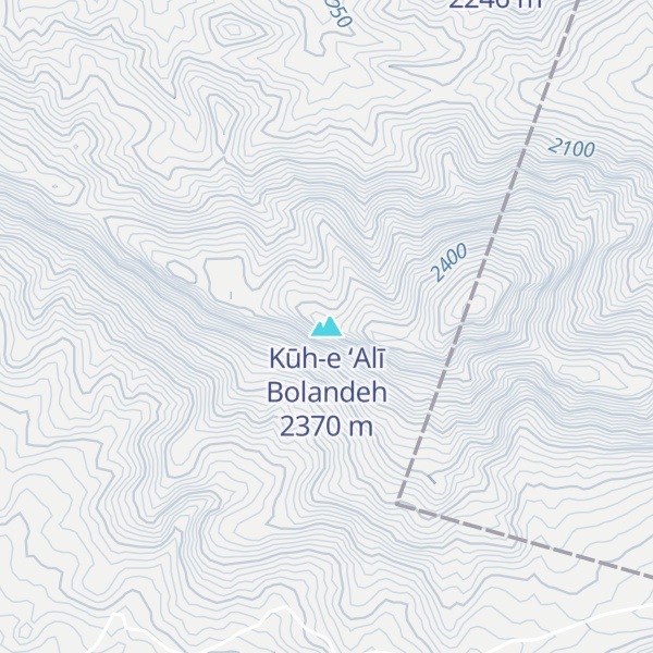 Map of Kūh-e ‘Alī Bolandeh