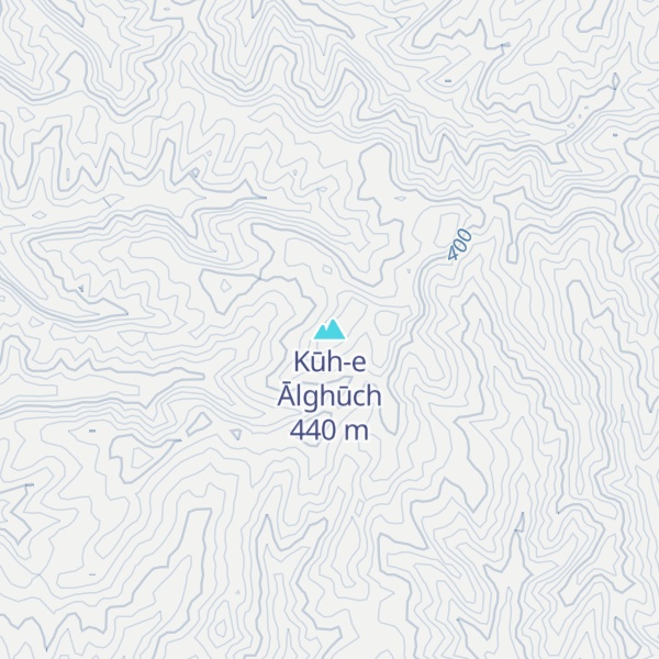 Map of Kūh-e Ālghūch