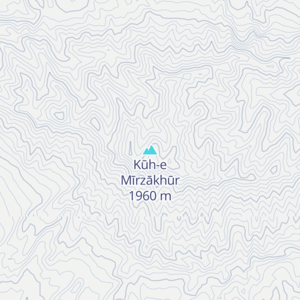 Map of Kūh-e Mīrzākhūr