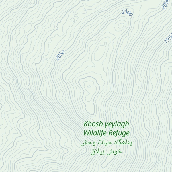 Map of Kūh-e Tabrū