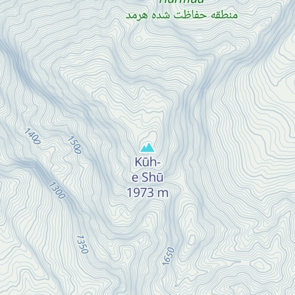 Map of Kūh-e Shū