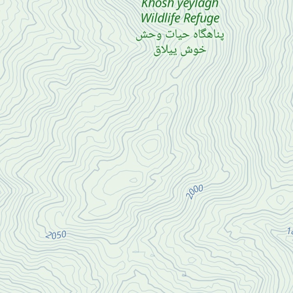 Map of Kūh-e Kūlān