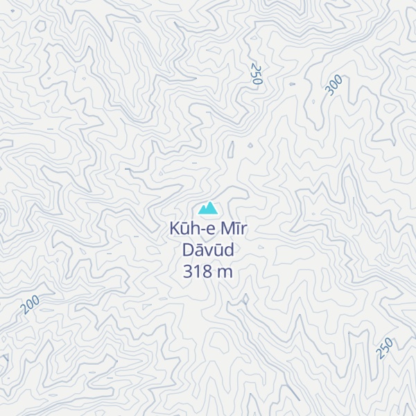 Map of Kūh-e Mīr Dāvūd