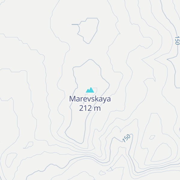 Map of Marevskaya