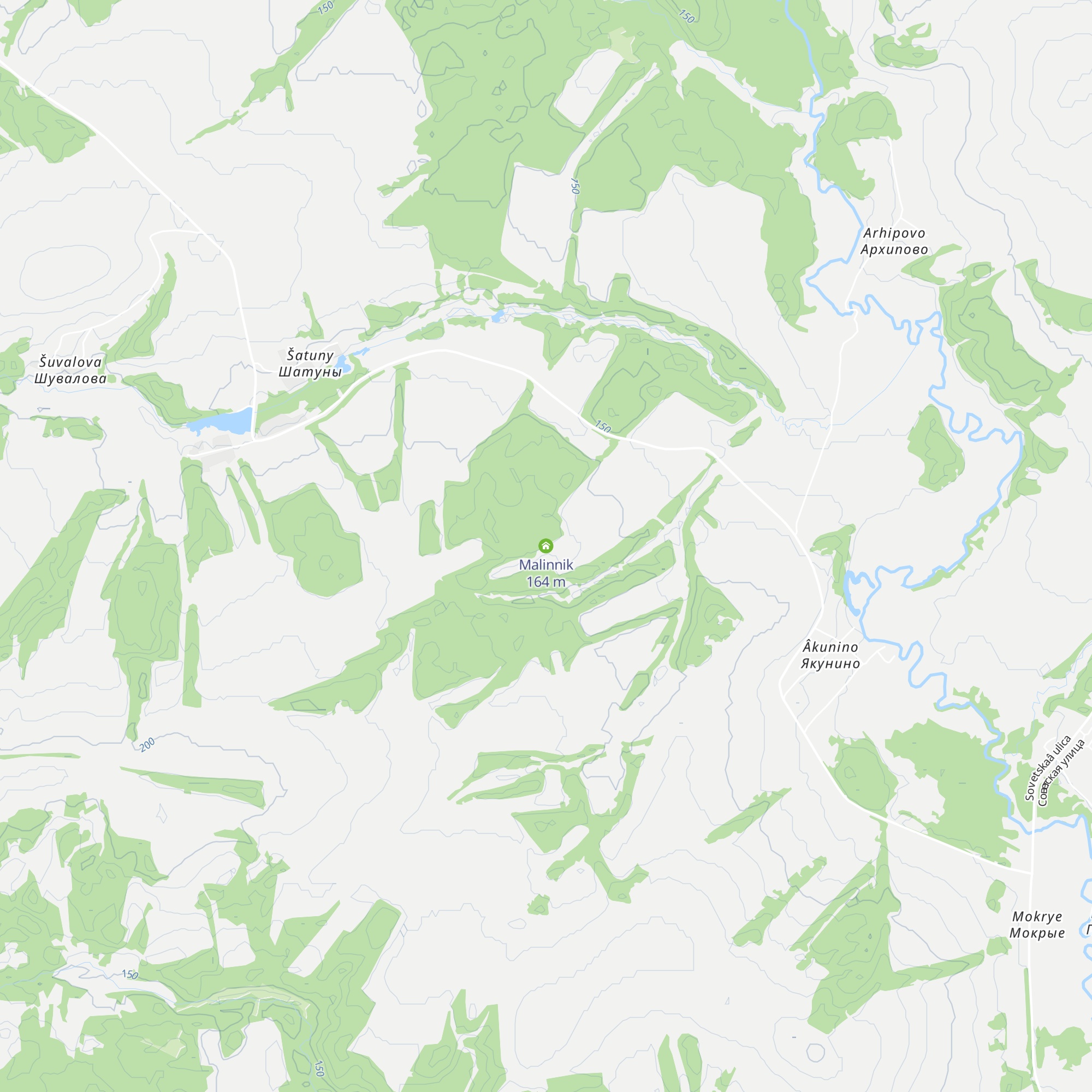Malinnik map