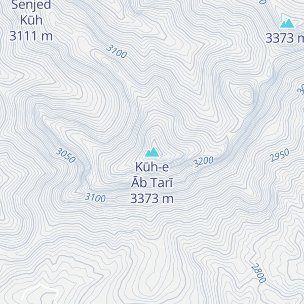 Map of Kūh-e Āb Tarī