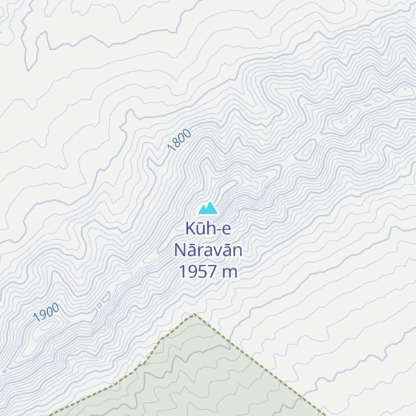 Map of Kūh-e Nāravān