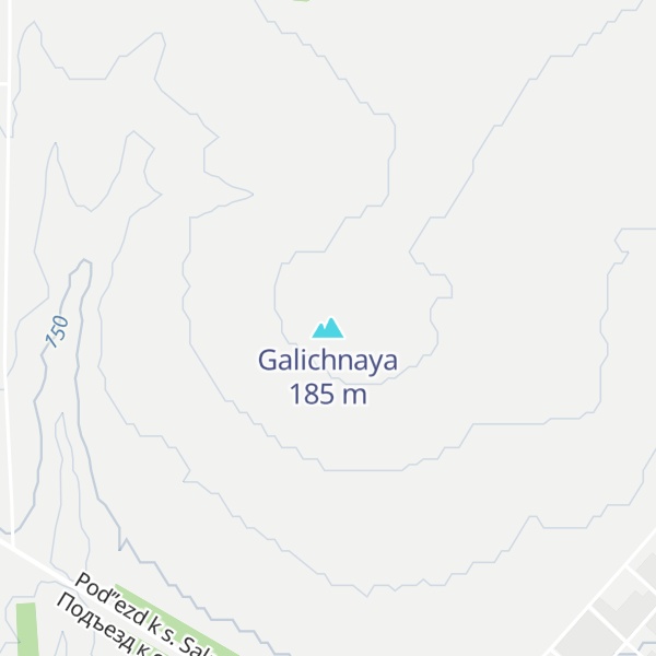 Map of Galichnaya