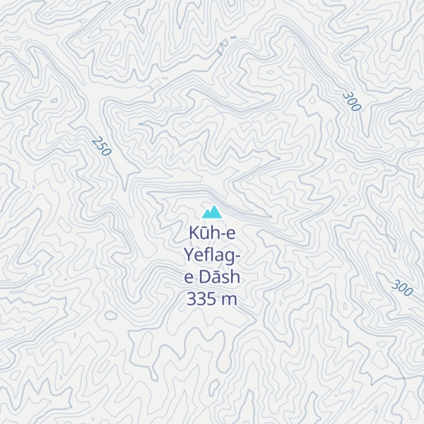 Map of Kūh-e Yeflag-e Dāsh