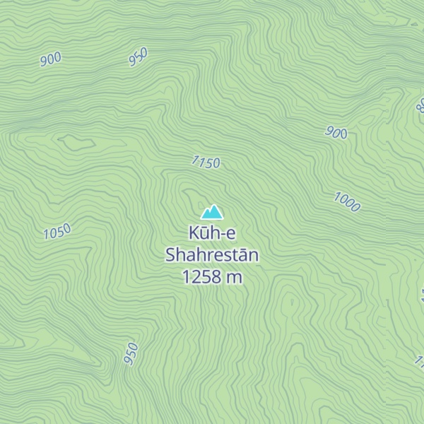 Map of Kūh-e Shahrestān