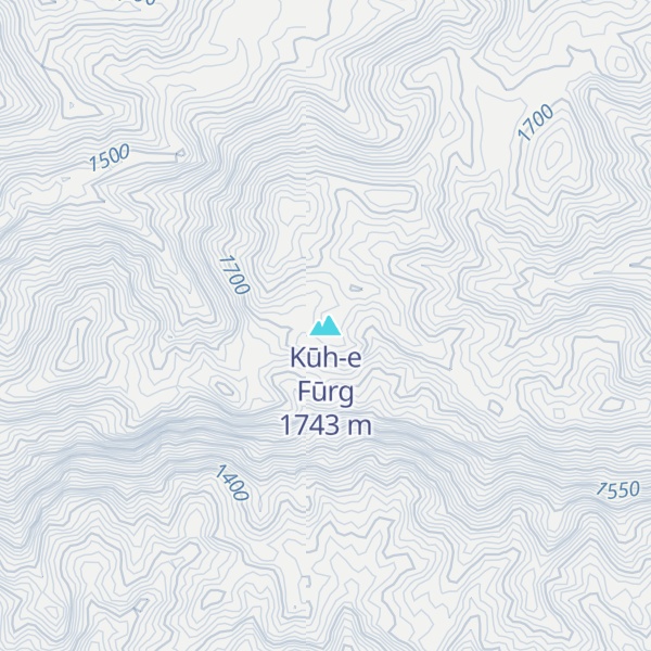 Map of Kūh-e Fūrg