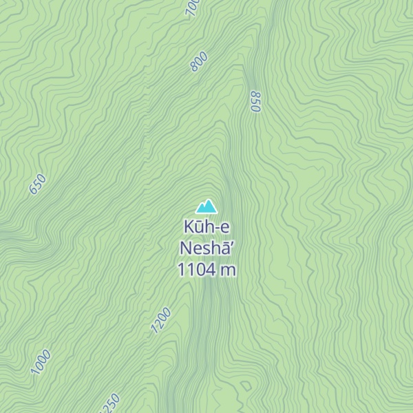 Map of Kūh-e Neshā’