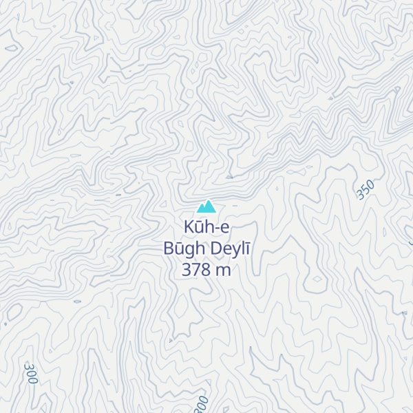 Map of Kūh-e Būgh Deylī