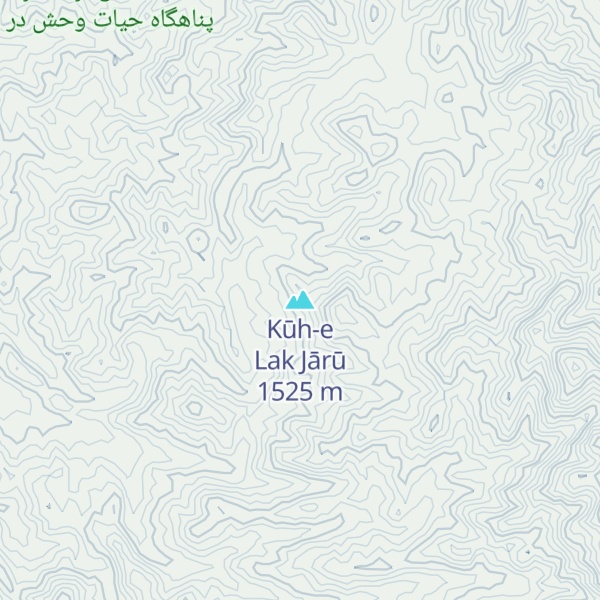 Map of Kūh-e Lak Jārū