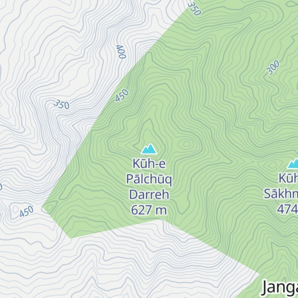 Map of Kūh-e Pālchūq Darreh