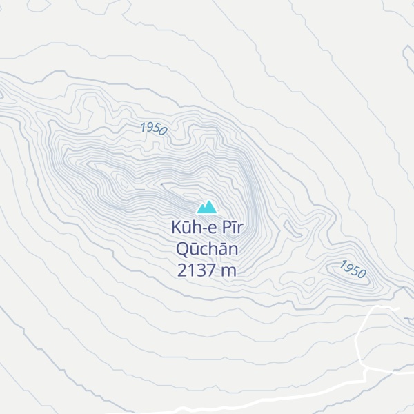 Map of Kūh-e Pīr Qūchān