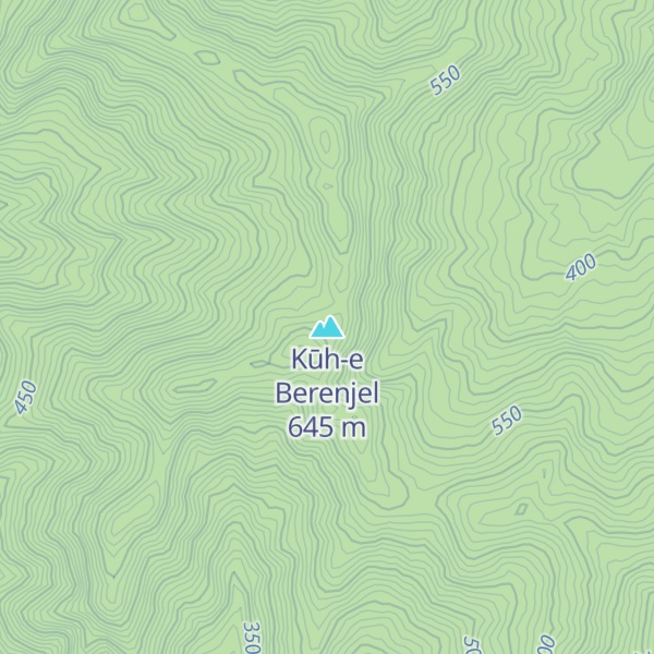 Map of Kūh-e Berenjel
