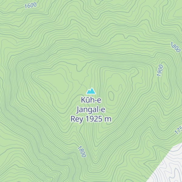 Map of Kūh-e Jangal-e Rey