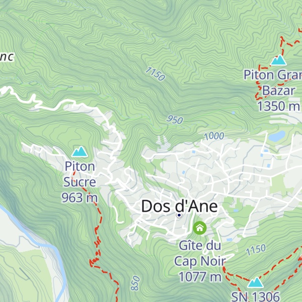 Map of Gîte des Acacias