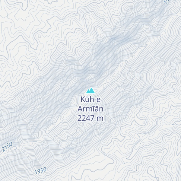 Map of Kūh-e Armīān