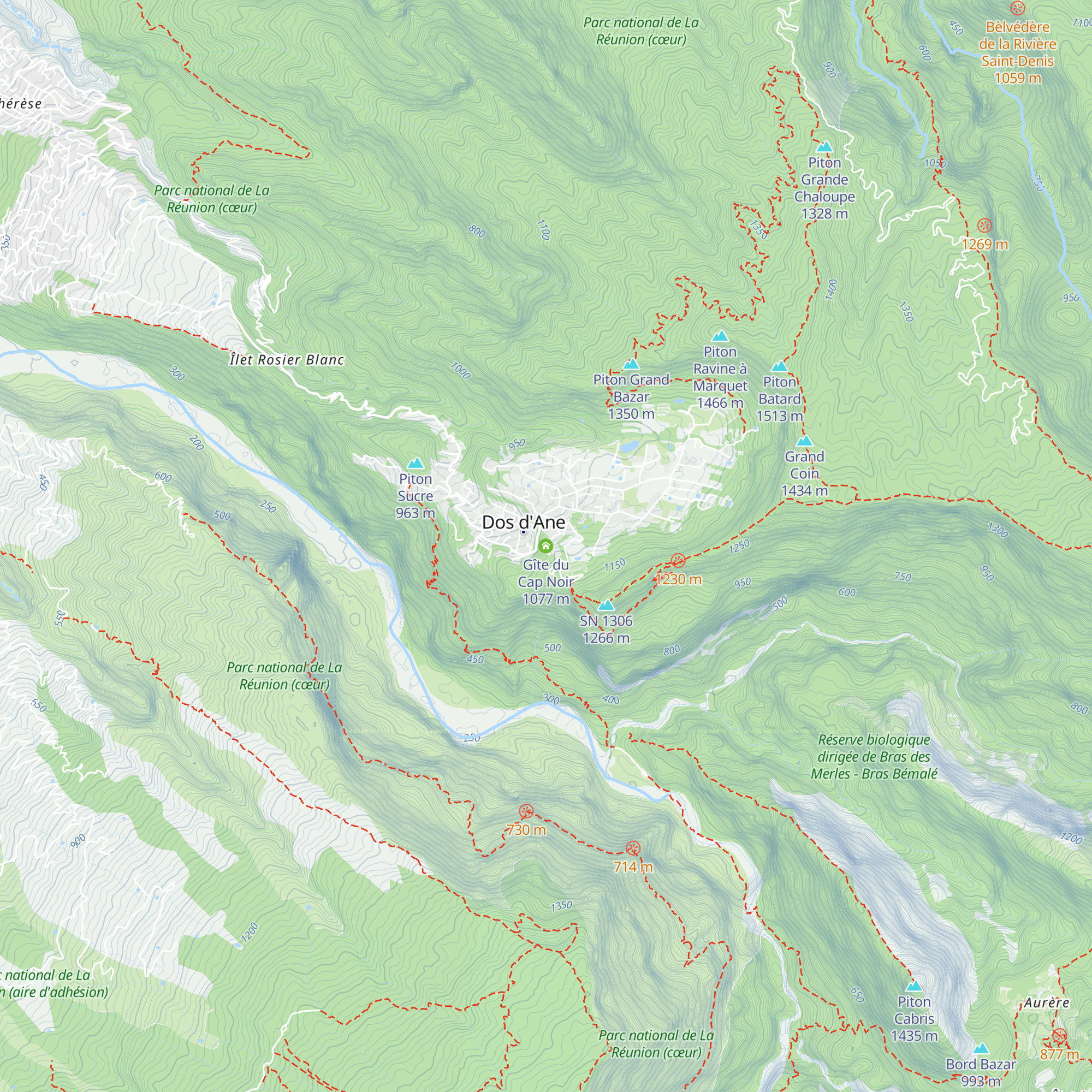 Gîte du Cap Noir map