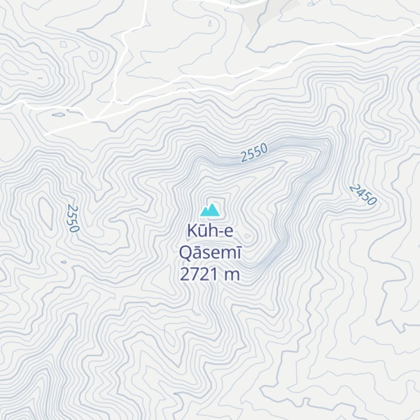 Map of Kūh-e Qāsemī