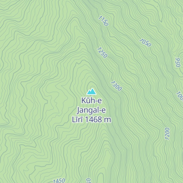 Map of Kūh-e Jangal-e Līrī