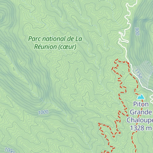 Map of Piton Sartave
