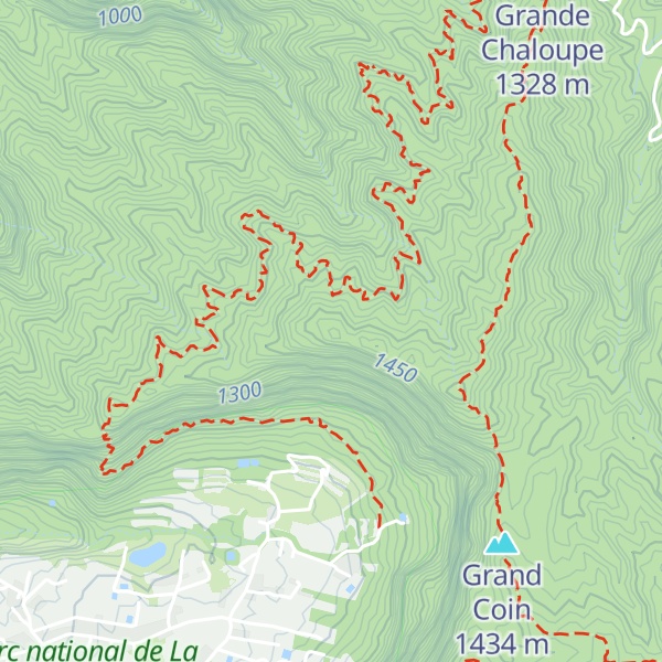 Map of Piton Ravine à Marquet