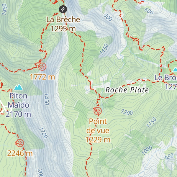 Map of Gîte Vivette Thiburce