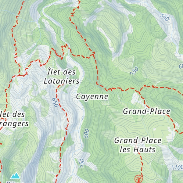 Map of Gite de Grand Place Cayenne