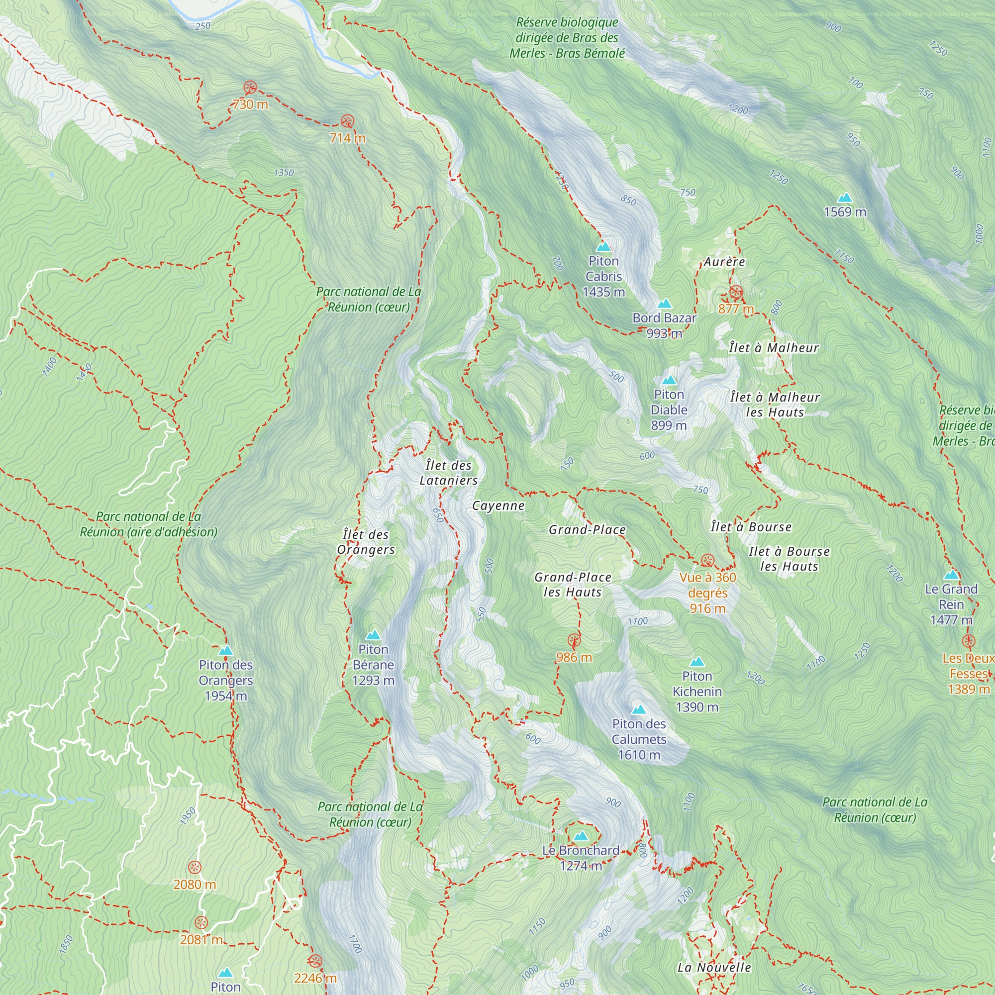 Gite de Grand Place Cayenne map