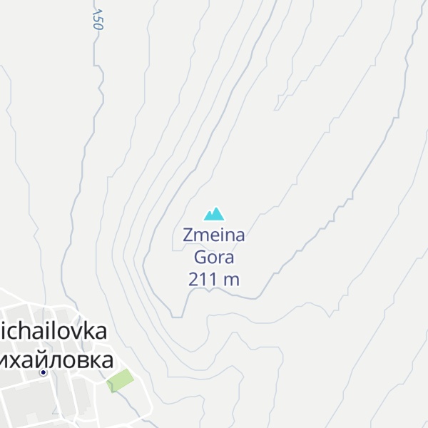 Map of Zmeina Gora