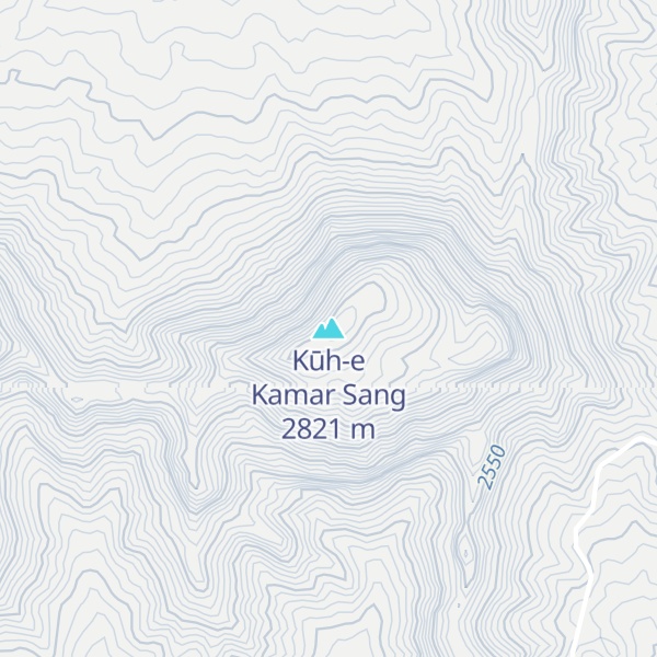 Map of Kūh-e Kamar Sang