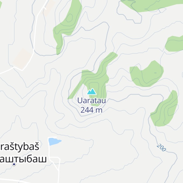 Map of Uaratau