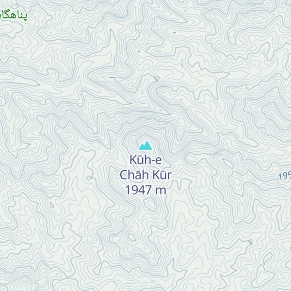 Map of Kūh-e Chāh Kūr