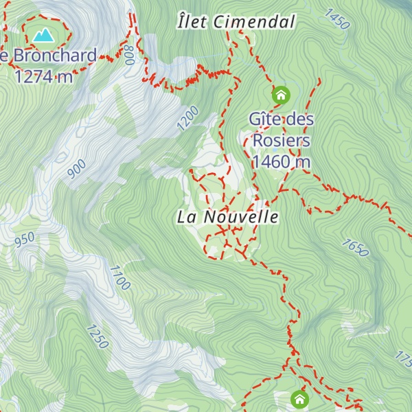 Map of Gîte Le Tamaréo