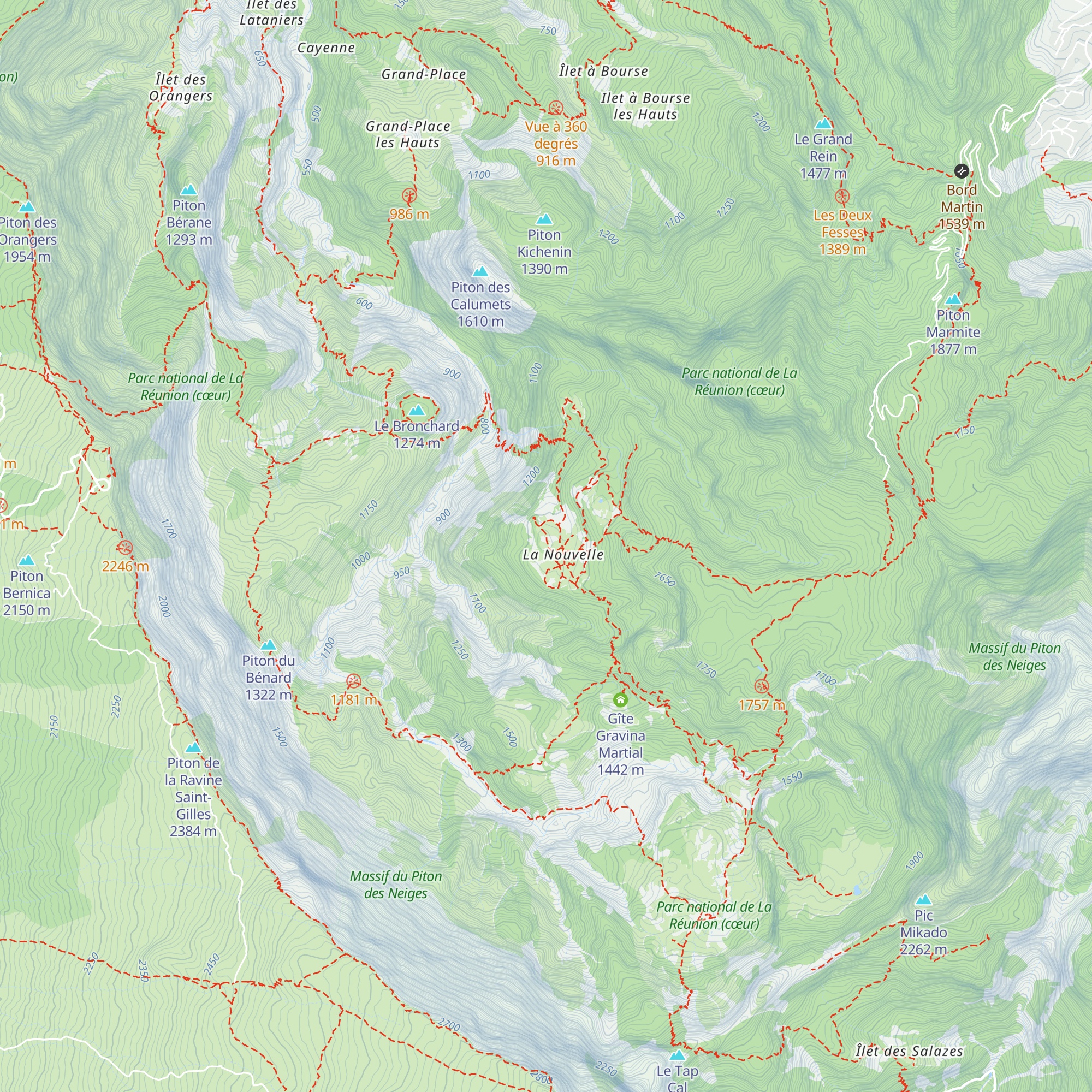 Gîte Le Tamaréo map