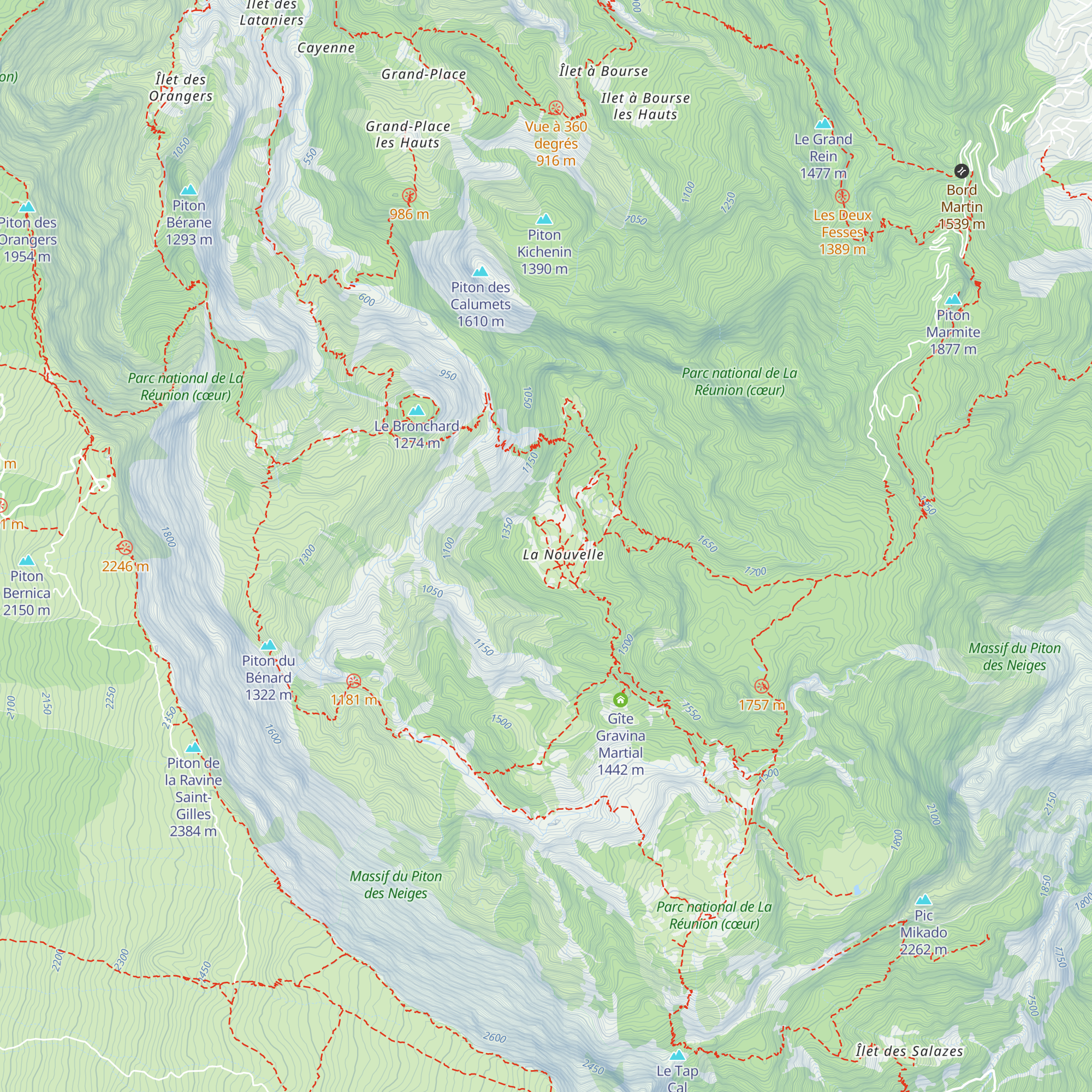 Gîte Le Tamaréo map