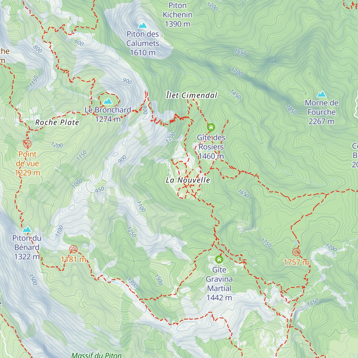 Gîte Les Acacias map