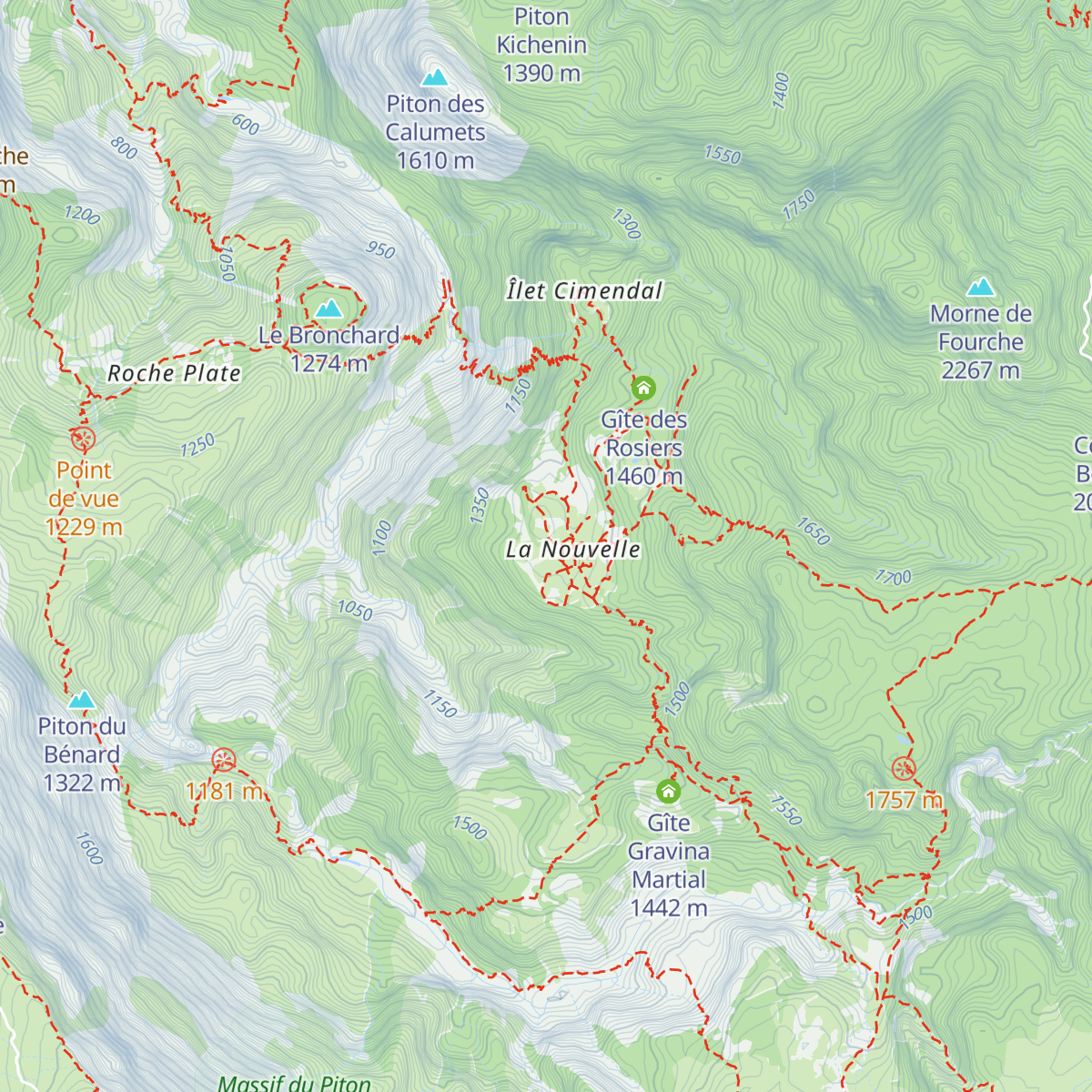 Gîte Les Acacias map