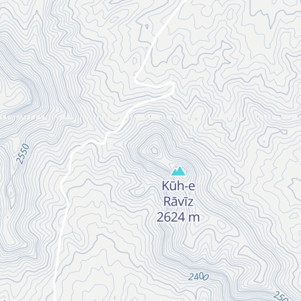 Map of Kūh-e Kamardan Nārū