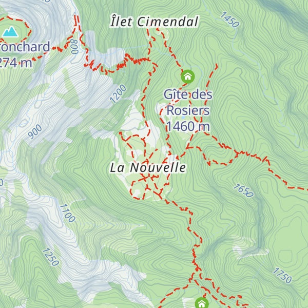 Map of Gîte chez Cernot La Nouvelle