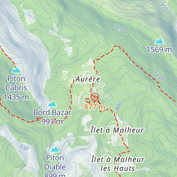 Map of Gîte Le Mafatais