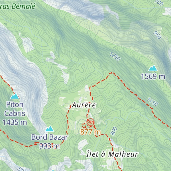 Map of Gîte Crête de la Marianne